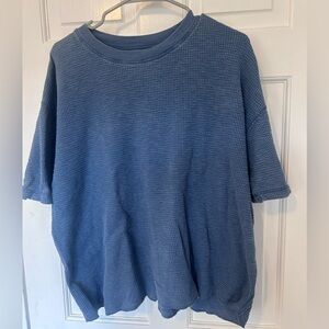 Stussy Light Blue Waffle Knit Tee